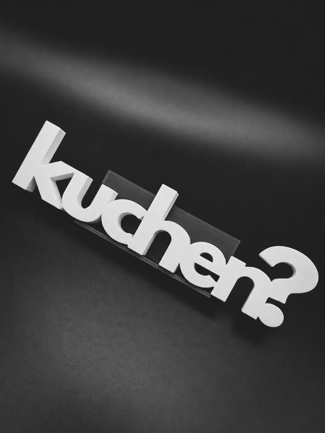 Kuchen? Schriftzug Deko – 3D Druck freistehend – lustige Büro Dekoration – Geschenk Idee für Kollegen & Kuchenliebhaber – Farbwahl